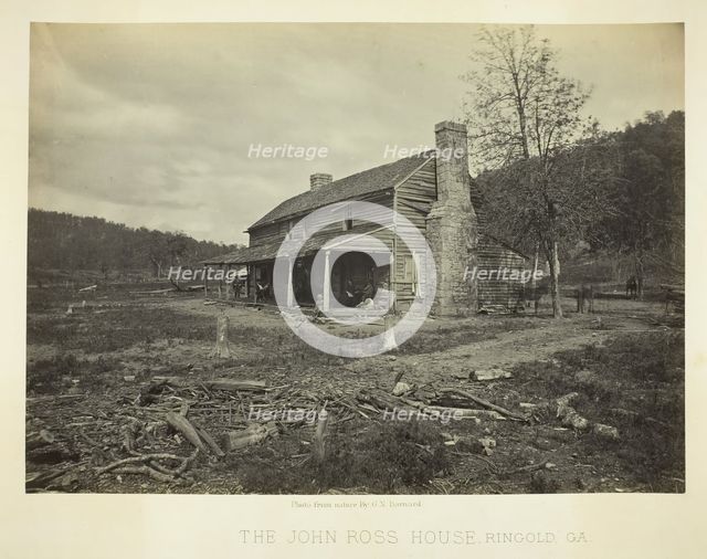 The John Ross House, Ringold, GA, 1866. Creator: George N. Barnard.