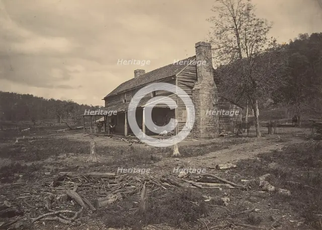The John Ross House, Ringold, Georgia, 1860s. Creator: George N. Barnard.