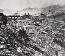 The Johnstown Flood disaster, Pennsylvania, USA, 31 May, 1889. Creator: Unknown