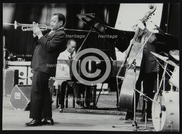 The Jonah Jones Quartet and Hank Jones, Newport Jazz Festival, Ayresome Park, Middlesbrough, 1978. Artist: Denis Williams