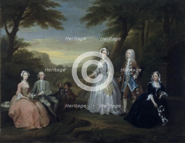 'The Jones Family Conversation Piece', 1730. Artist: William Hogarth.