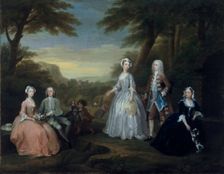The Jones Family Conversation Piece 1730. Creator: William Hogarth