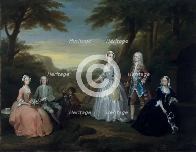 'The Jones Family Conversation Piece', 1730. Creator: William Hogarth.
