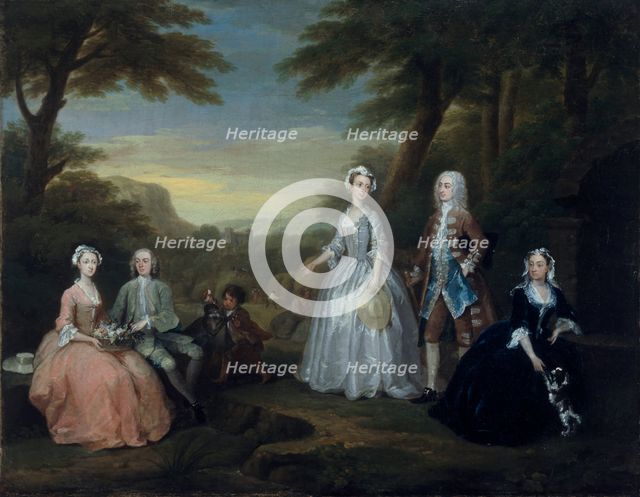 'The Jones Family Conversation Piece', 1730. Creator: William Hogarth.