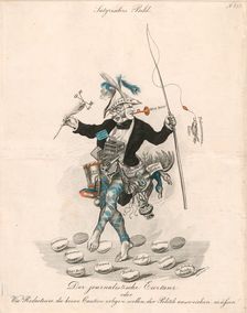 The journalistic egg dance, c. 1840