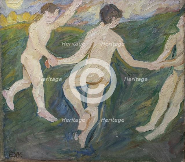 The Joy of Life, 1908-1915. Creator: Edvard Weie.