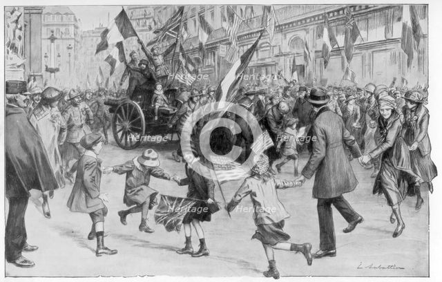 'The Joy of Paris', 11 November 1918, (1926).Artist: L Sabattier