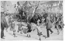 The Joy of Paris 11 November 1918, (1926).Artist: L Sabattier