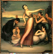 The Joys 1917, oil by Julio Romero de Torres