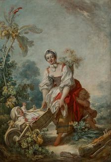 The Joys of Motherhood, about 1754. Creator: Jean-Honore Fragonard