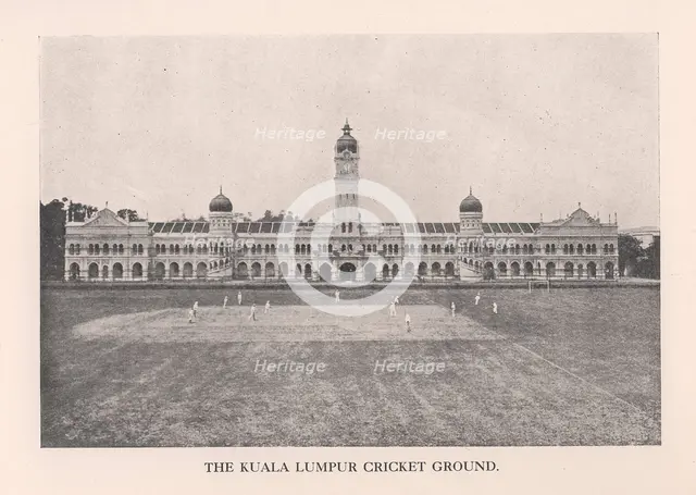 The Kuala Lumpur Cricket Ground, Malaya, 1912.  Artist: Unknown.