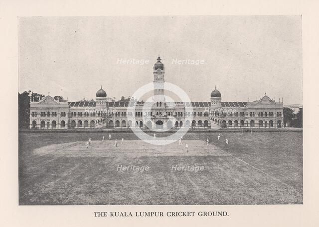 The Kuala Lumpur Cricket Ground, Malaya, 1912.  Artist: Unknown.