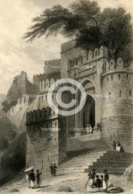 'The Kulnhuttea Gate, Rotas Gur', 1835. Creator: William Daniell.