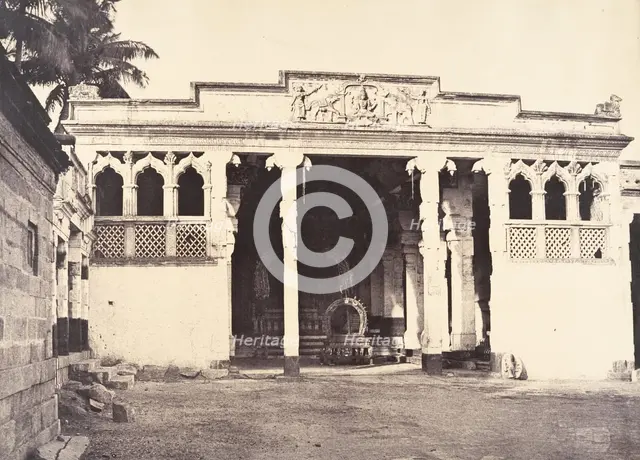The Kulayana Mundapam, January-March 1858. Creator: Captain Linnaeus Tripe.