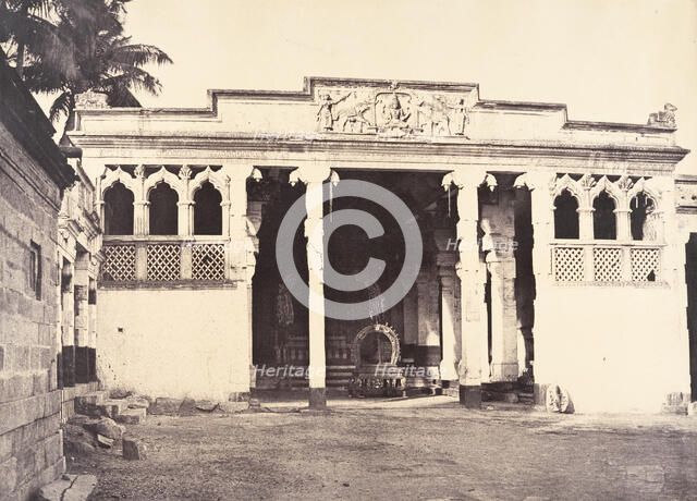 The Kulayana Mundapam, January-March 1858. Creator: Captain Linnaeus Tripe.