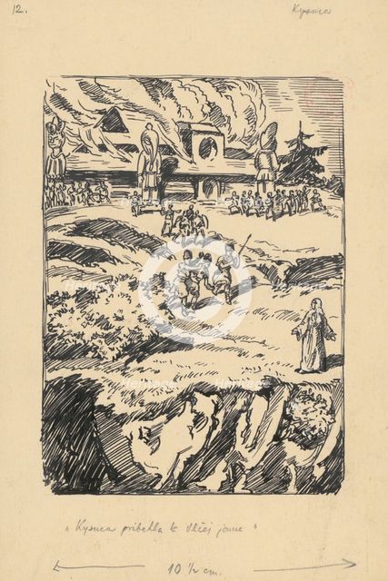 The Kysuca Runs to Vlcia Jama, 1928. Creator: Andrej Kovacik.