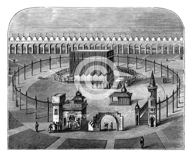 The Kaaba, Mecca, Saudi Arabia, c1890. Artist: Unknown