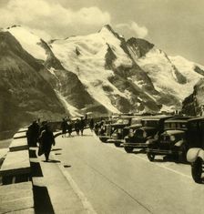 The Kaiser-Franz-Josefs-Höhe look-out point on the Grossglockner High Alpine Road, Austria, c1935. Creator: Unknown