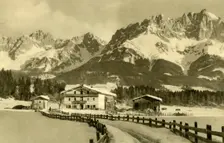 The Kaiser Mountains, Oberndorf, Tyrol, Austria, c1935. Creator: Unknown