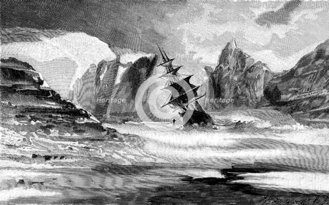 The Kane Expedition in the Ice of Smith Sound. Artist: Anonymous  