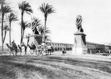 The Kasr-El-Nile Bridge, Cairo, Egypt, c1920s