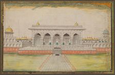 The Kass Mahal, part of the Red Fort at Agra, (between 1820 and 1829?). Creator: Unknown