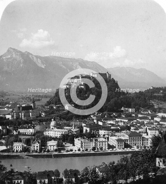 The Kapuzinerberg, Salzburg, Austria, c1900. Artist: Wurthle & Sons