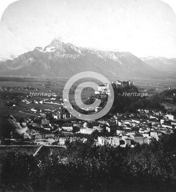 The Kapuzinerberg, Salzburg, Austria, c1900. Artist: Wurthle & Sons