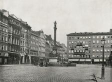 The Karolinenplatz, Munich, Germany, 1895. Creator: W & S Ltd