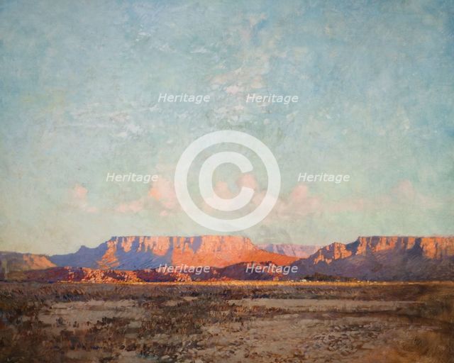 The Karoo, Cape Of Good Hope At Evening, 1924.  Creator: Robert Gwelo Goodman.