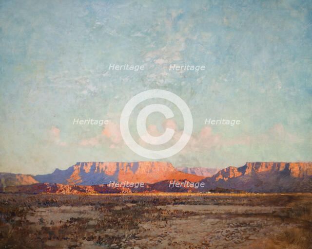 The Karoo, Cape Of Good Hope At Evening, 1924.  Creator: Robert Gwelo Goodman.