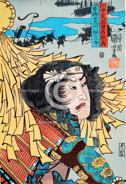 The Kawanakajima Battle, 1843-1847. Creator: Utagawa Kuniyoshi.