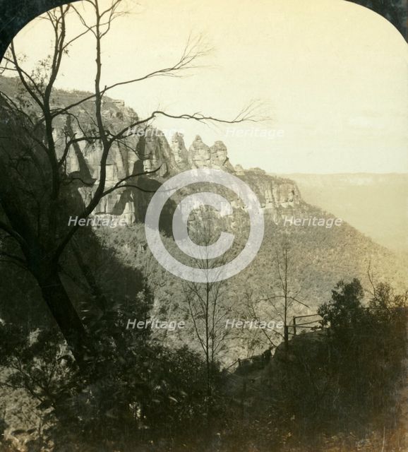 'The Katoomba and Jamieson Basins, Blue Mountains, New South Wales', Australia, 1908. Creator: George Rose.