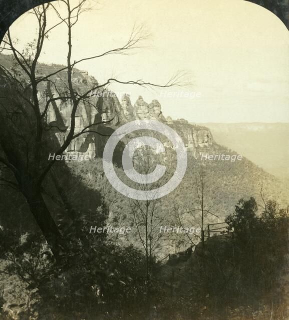 'The Katoomba and Jamieson Basins, Blue Mountains, New South Wales', Australia, 1908. Creator: George Rose.