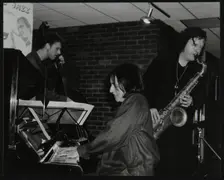 The Kate Williams Quartet playing at The Fairway, Welwyn Garden City, Hertfordshire, 20 April 2003. Creator: Denis Williams