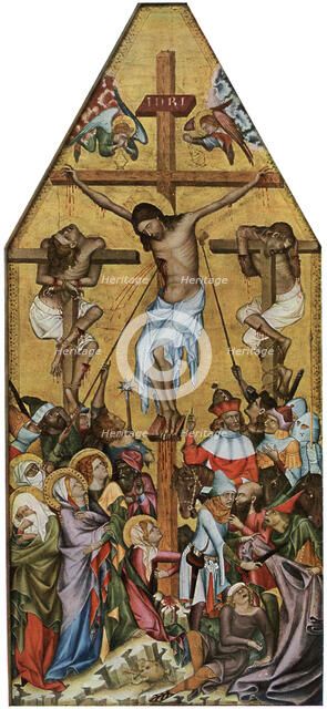 'The Kaufmann Crucifixion', c1350 (1955).Artist: Master of the Vyssi Brod Altar