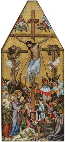 The Kaufmann Crucifixion c1350 (1955).Artist: Master of the Vyssi Brod Altar