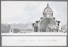 The Kazan Cathedral in Saint Petersburg, 1800. Artist: Thomas de Thomon, Jean François (1754-1813)