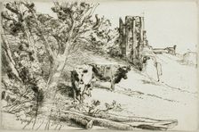 The Keep, 1877. Creator: Francis Seymour Haden