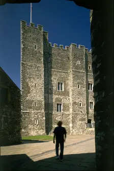 The Keep, Dover Castle, Kent, 1997. Artist: N Corrie