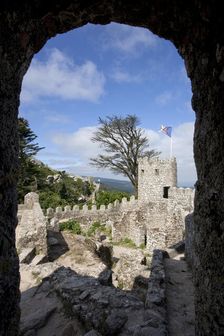 The keep of the Castelo dos Mouros, Sintra, Portugal, 2009. Artist: Samuel Magal