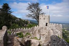 The keep of the Castelo dos Mouros, Sintra, Portugal, 2009. Creator: Samuel Magal