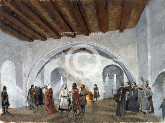 The Keep, Scarborough Castle, 14th century, (c1990-2010). Artist: Ivan Lapper.