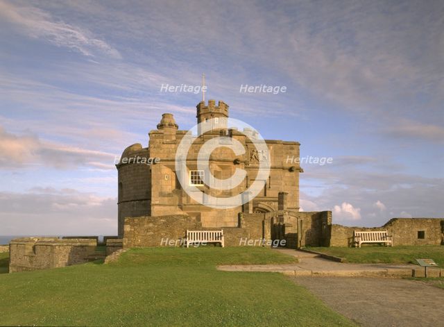 The keep, Pendennis Castle, Falmouth, Cornwall, 1998. Artist: N Corrie