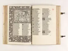 The Kelmscott Chaucer - The Works of Geoffrey Chaucer Now Newly Imprinted, 1896. Creator: Sir Edward Coley Burne-Jones