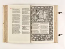 The Kelmscott Chaucer - The Works of Geoffrey Chaucer Now Newly Imprinted, 1896. Creator: Sir Edward Coley Burne-Jones