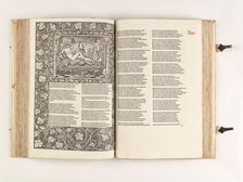 The Kelmscott Chaucer - The Works of Geoffrey Chaucer Now Newly Imprinted, 1896. Creator: Sir Edward Coley Burne-Jones