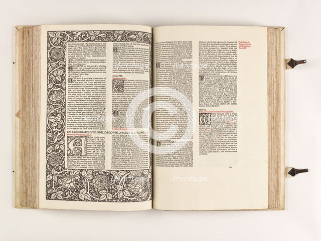 The Kelmscott Chaucer - The Works of Geoffrey Chaucer Now Newly Imprinted, 1896. Creator: Sir Edward Coley Burne-Jones.