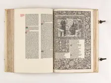 The Kelmscott Chaucer - The Works of Geoffrey Chaucer Now Newly Imprinted, 1896. Creator: Sir Edward Coley Burne-Jones