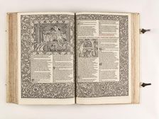The Kelmscott Chaucer - The Works of Geoffrey Chaucer Now Newly Imprinted, 1896. Creator: Sir Edward Coley Burne-Jones